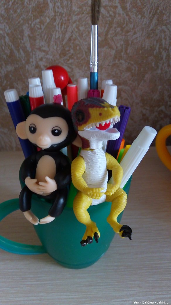 Набор фигурок - 2 - Динозавров (6 шт) и динозаврик на палец. Покупки из Магнита 2