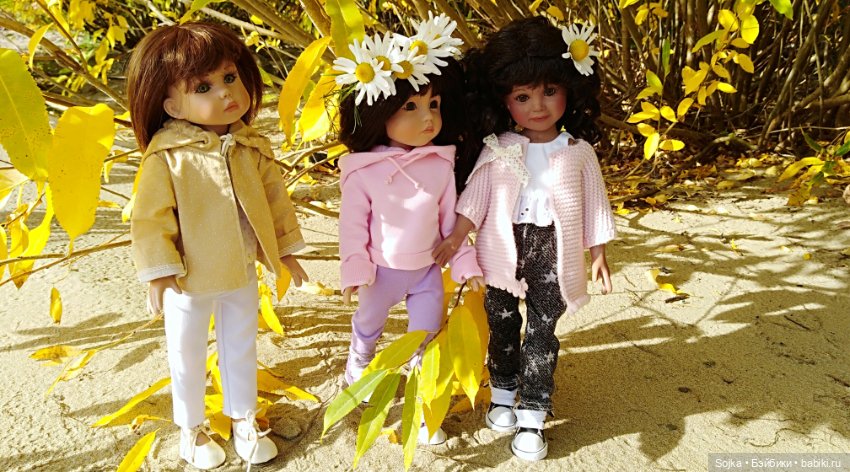 Осенняя прогулка с девочками Линды Рик