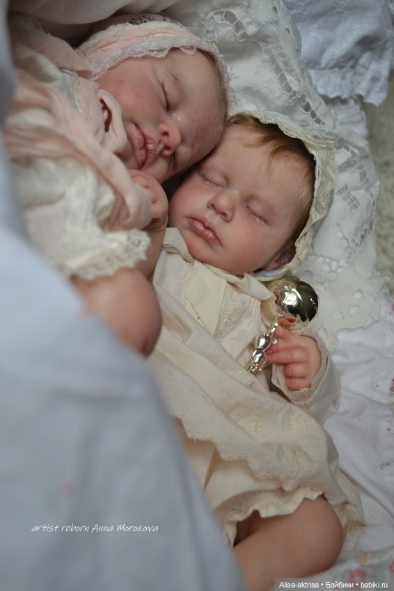 Лоулоу двойня - немного винтажика. Кукла-реборн Анны Морозовой (фото 7)