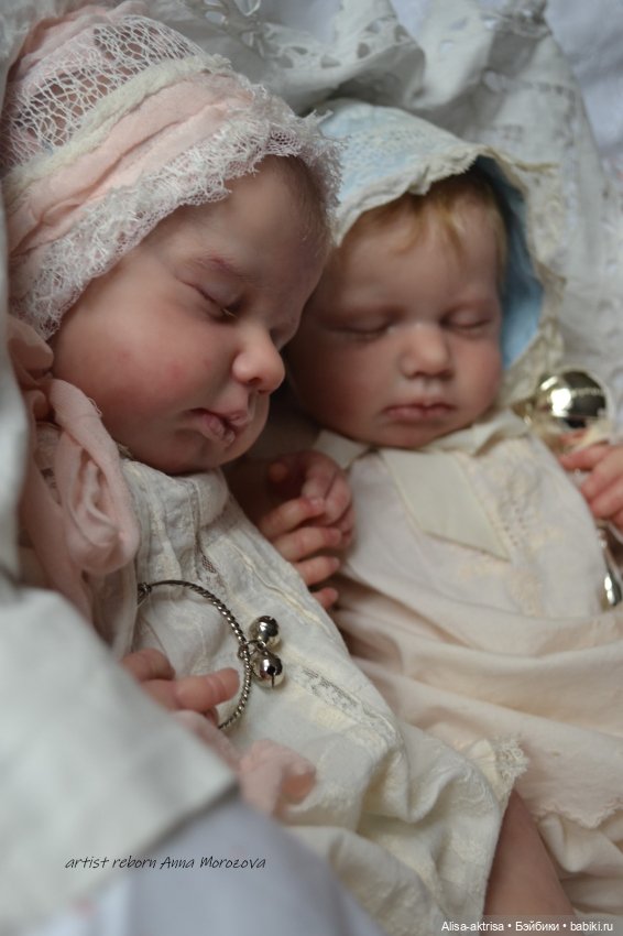 Лоулоу двойня - немного винтажика. Кукла-реборн Анны Морозовой (фото 8)