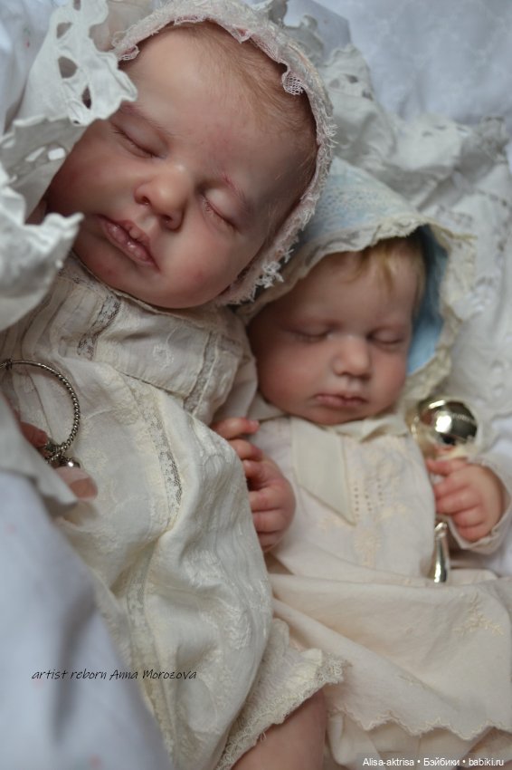 Лоулоу двойня - немного винтажика. Кукла-реборн Анны Морозовой (фото 2)
