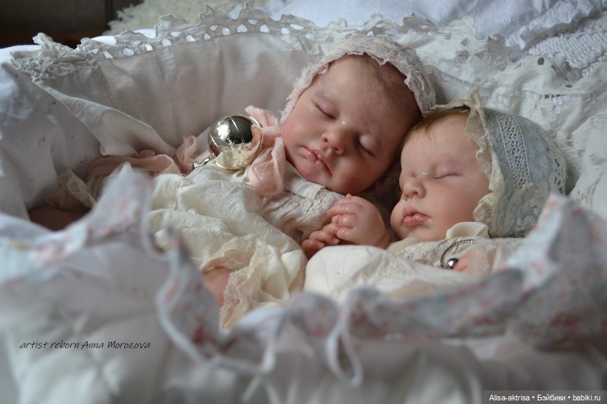Лоулоу двойня - немного винтажика. Кукла-реборн Анны Морозовой