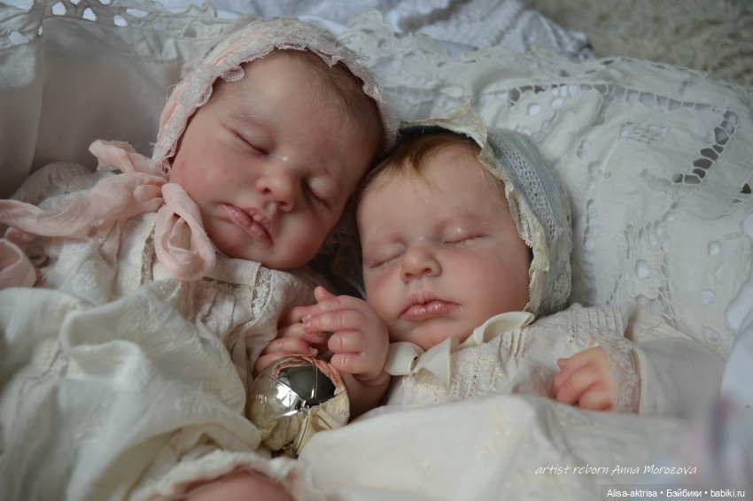 Лоулоу двойня - немного винтажика. Кукла-реборн Анны Морозовой