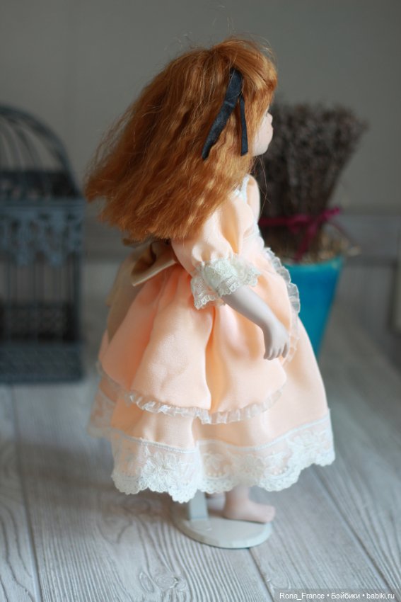 Франческа. Примеряя чужое платье. Фарфоровая кукла Полли от Сьюзан Крей (фото 9)
