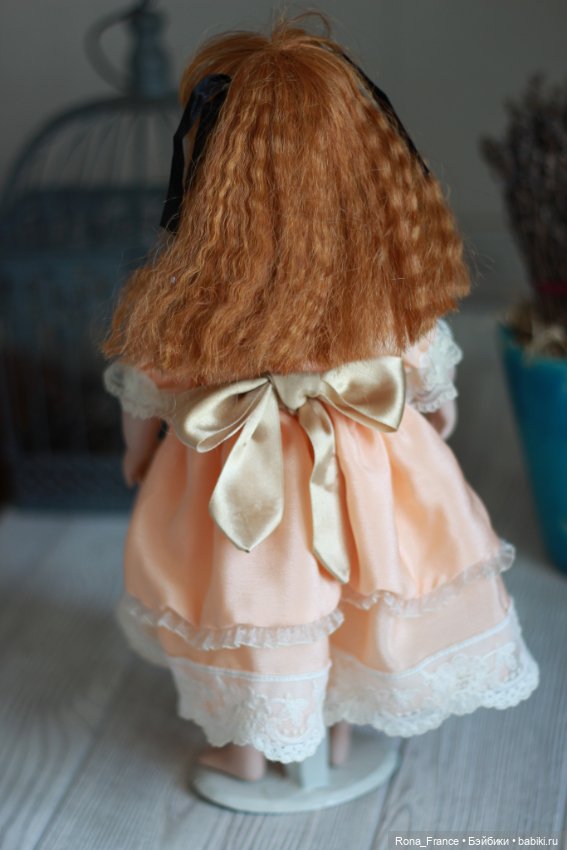 Франческа. Примеряя чужое платье. Фарфоровая кукла Полли от Сьюзан Крей (фото 8)