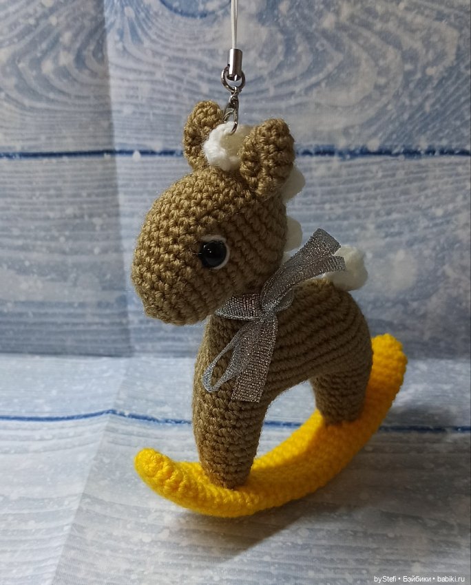 Лошадка-качалка. Ёлочное украшение (фото 6)