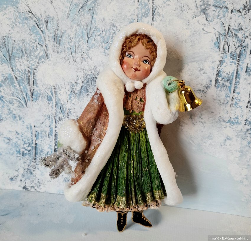 Ёлочные ватные игрушки Ирины Белюковой