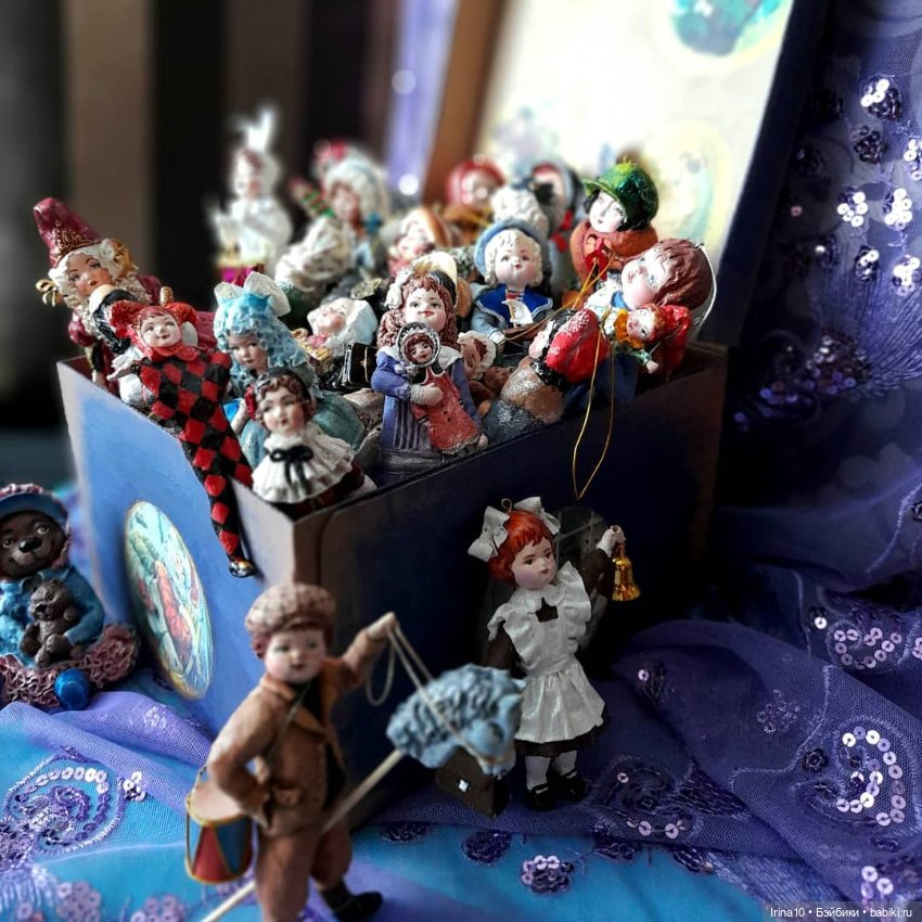 Ёлочные ватные игрушки Ирины Белюковой