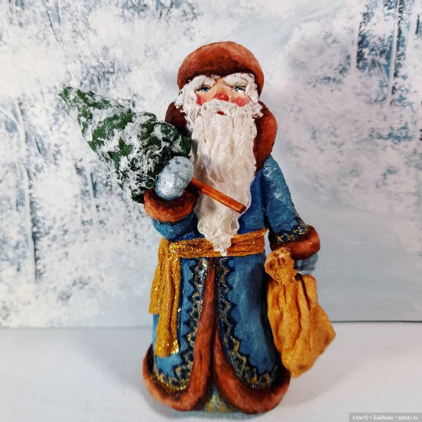 Ёлочные ватные игрушки Ирины Белюковой