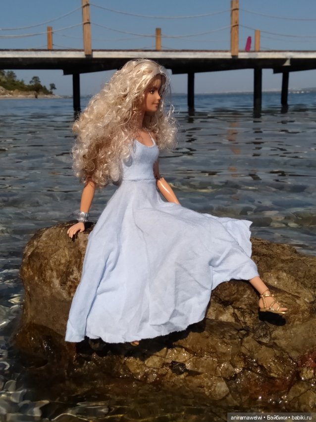 Вторая фотосессия Милли. Милли в голубом платье (фото 7)