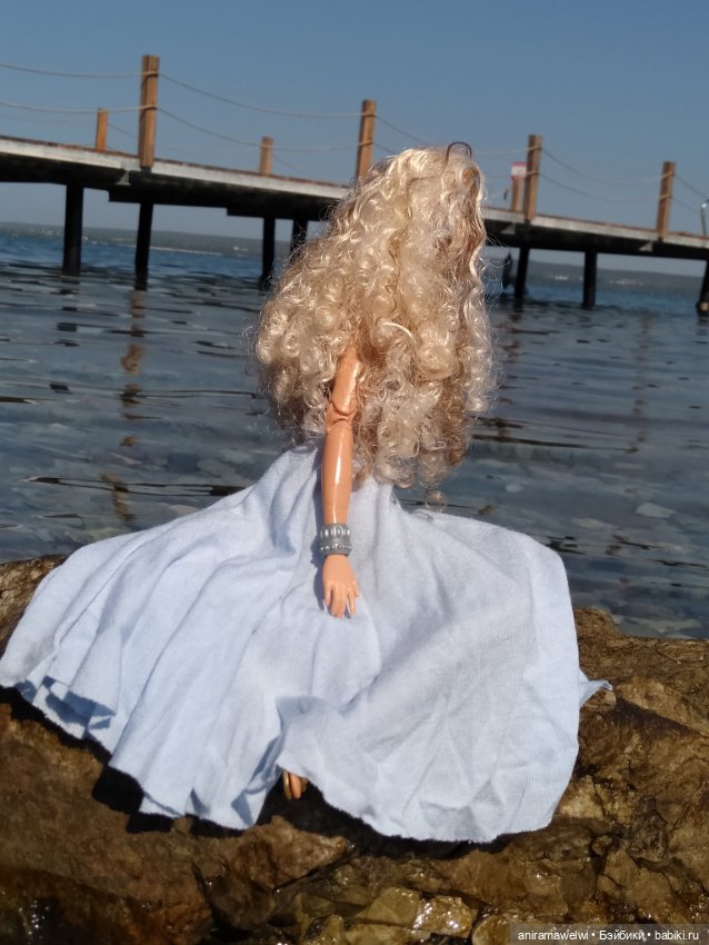 Вторая фотосессия Милли. Милли в голубом платье (фото 5)