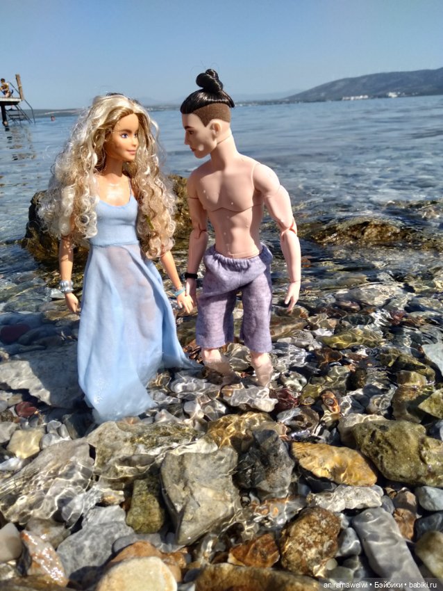 Вторая фотосессия Милли. Милли в голубом платье