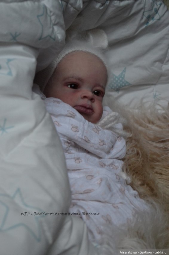 Lenny от Ольги Ауэр в процессе возрождения. Кукла-реборн Анны Морозовой (фото 8)