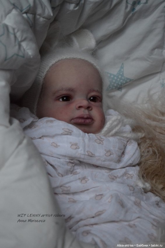 Lenny от Ольги Ауэр в процессе возрождения. Кукла-реборн Анны Морозовой (фото 2)