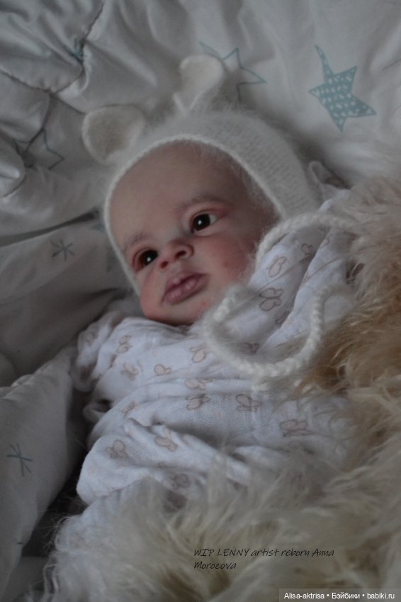 Lenny от Ольги Ауэр в процессе возрождения. Кукла-реборн Анны Морозовой (фото 3)