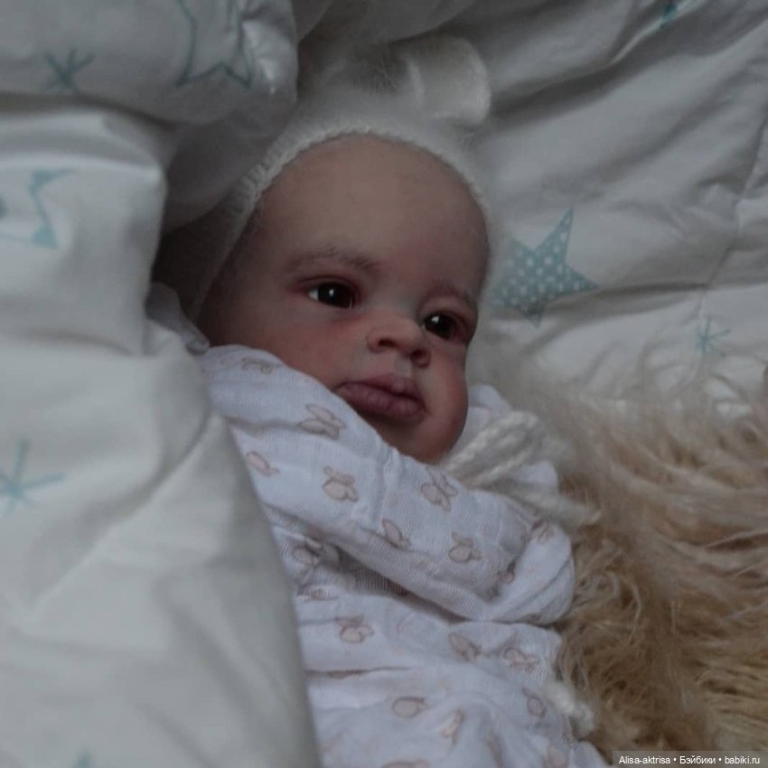 Lenny от Ольги Ауэр в процессе возрождения. Кукла-реборн Анны Морозовой