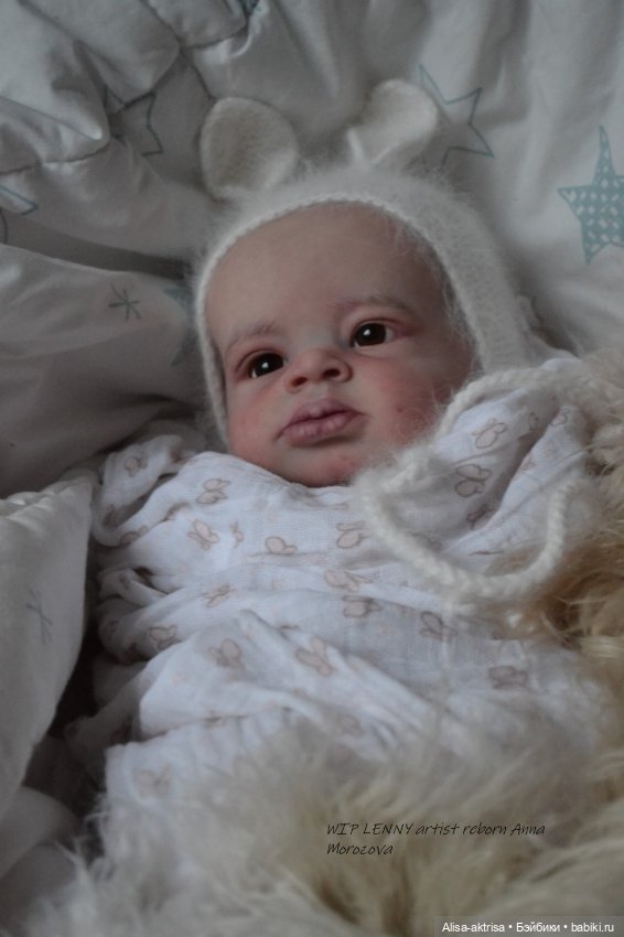 Lenny от Ольги Ауэр в процессе возрождения. Кукла-реборн Анны Морозовой (фото 4)