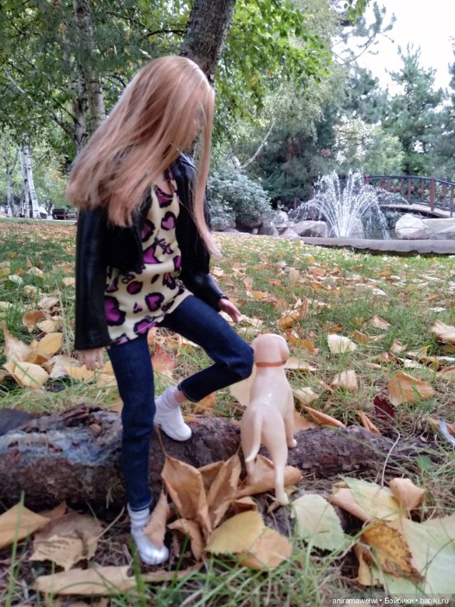 Эльза и Чапа встречают осень (фото 4)