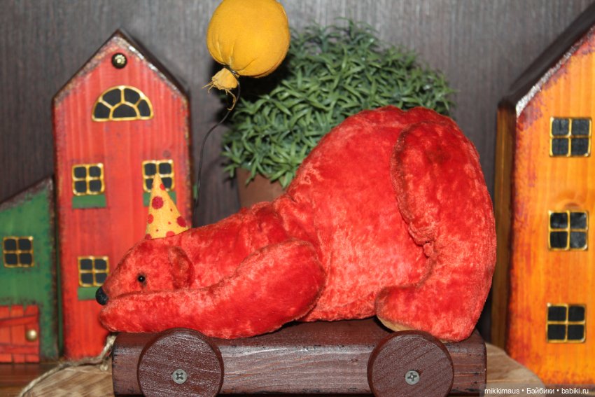 Мишка едет на праздник! Игрушки ручной работы Глазуновой Анны (фото 2)