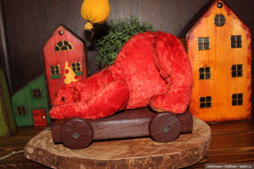 Мишка едет на праздник! Игрушки ручной работы Глазуновой Анны