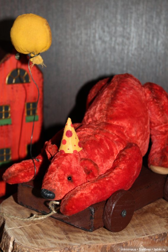 Мишка едет на праздник! Игрушки ручной работы Глазуновой Анны (фото 6)