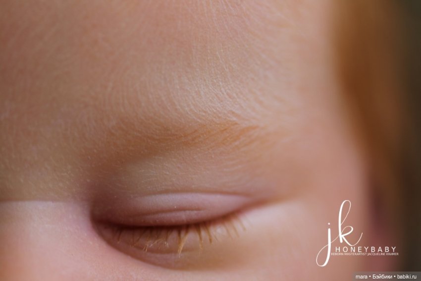 RealBorn Marnie asleep by Bountiful Baby, автор прототипа Jacqueline Kramer