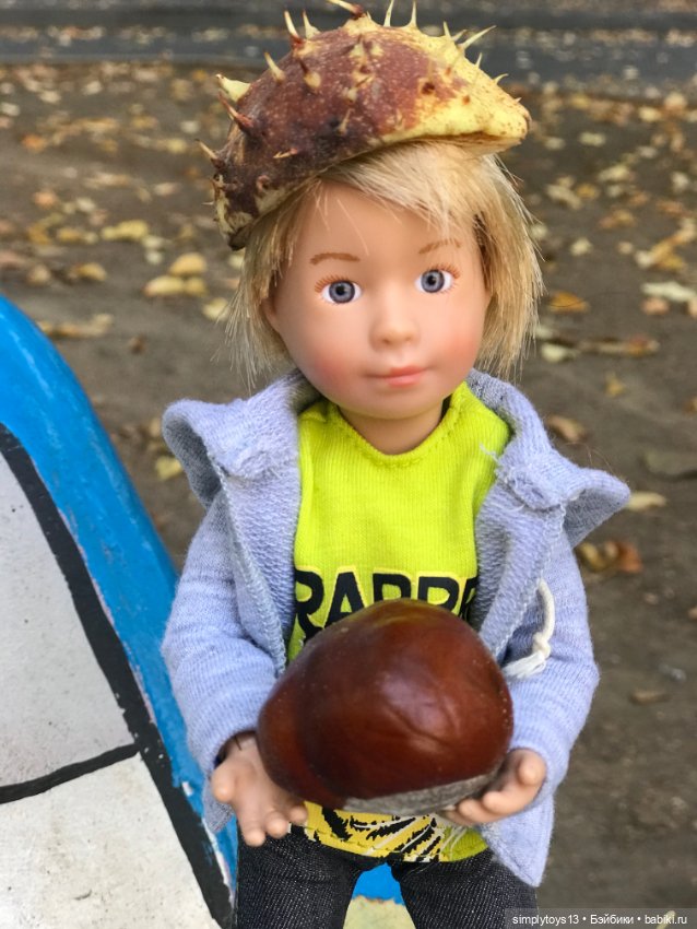Миша и Осень — Куклы Kathe Kruse (Кате/Кэте Крузе): фото