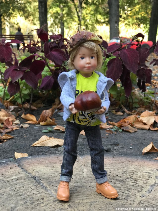 Миша и Осень — Куклы Kathe Kruse (Кате/Кэте Крузе): фото