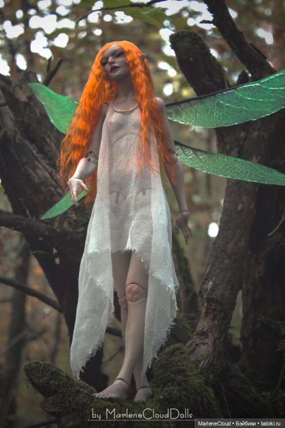 Фея Инлэй — Авторские шарнирные куклы своими руками: лепка (фото 8)