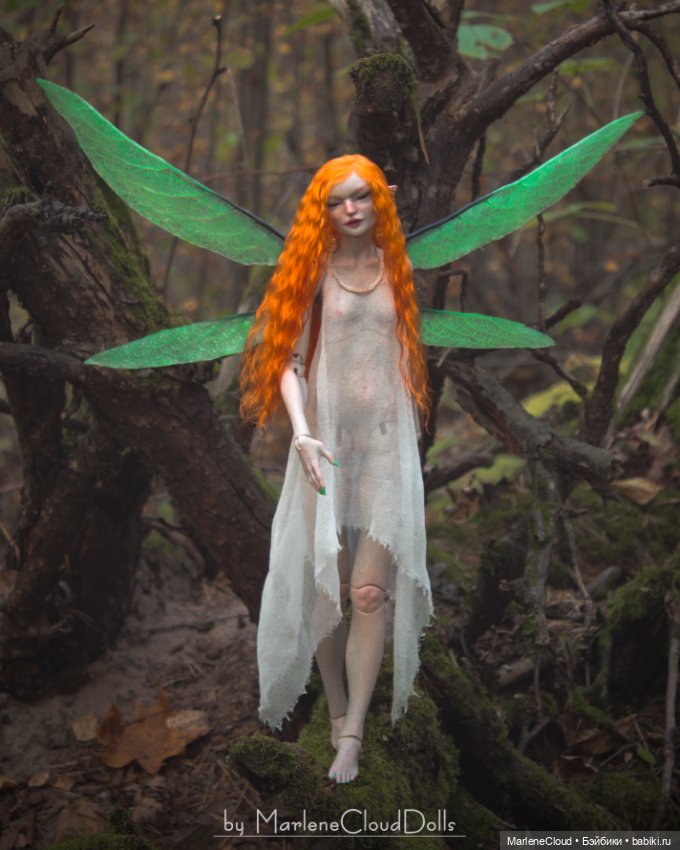 Фея Инлэй — Авторские шарнирные куклы своими руками: лепка (фото 7)