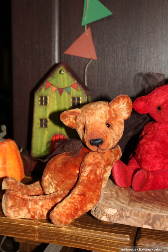 Цвет настроения красный. Мишки Анны Глазуновой (фото 4)