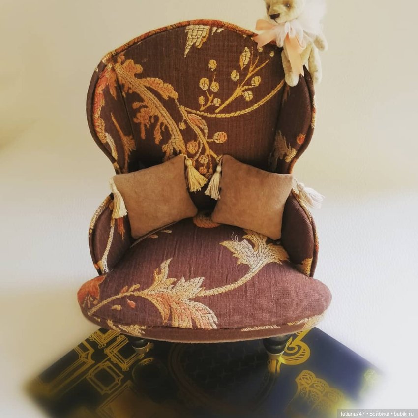 Кресло для кукол — Мебель для кукол и домиков: фото (фото 3)