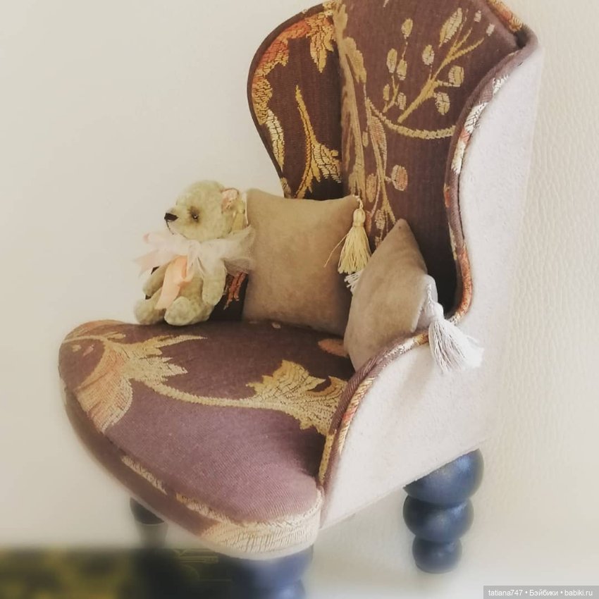 Кресло для кукол — Мебель для кукол и домиков: фото (фото 2)