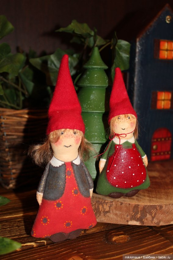 Где живут гномы — Текстильные игрушки и примитивы: кофейные (фото 8)