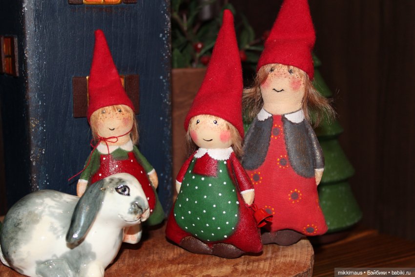 Где живут гномы — Текстильные игрушки и примитивы: кофейные (фото 9)