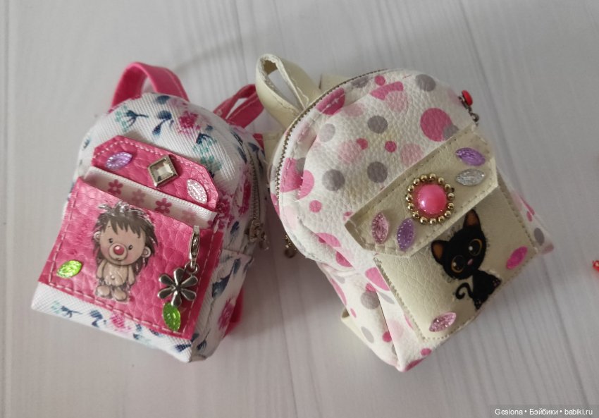 Рюкзачки для кукол — Аксессуары для кукол своими руками: идеи (фото 3)