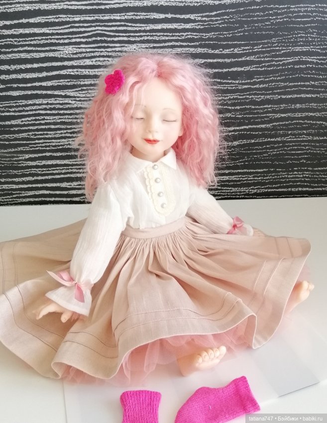 Одеваем Ксию — Лепка авторских кукол: полимерная глина (фото 5)