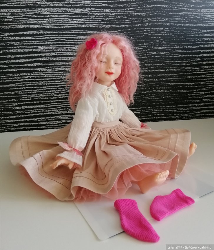 Одеваем Ксию — Лепка авторских кукол: полимерная глина (фото 6)