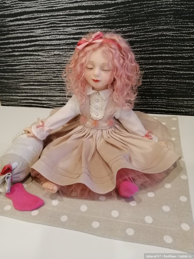 Одеваем Ксию — Лепка авторских кукол: полимерная глина (фото 9)
