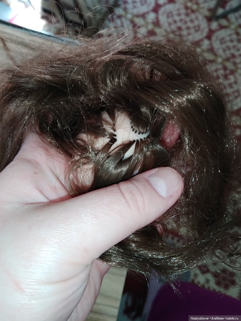 Переделка куколки с барахолки (фото 2)