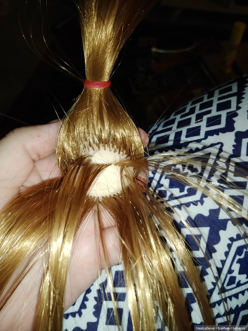 Переделка куколки с барахолки (фото 5)