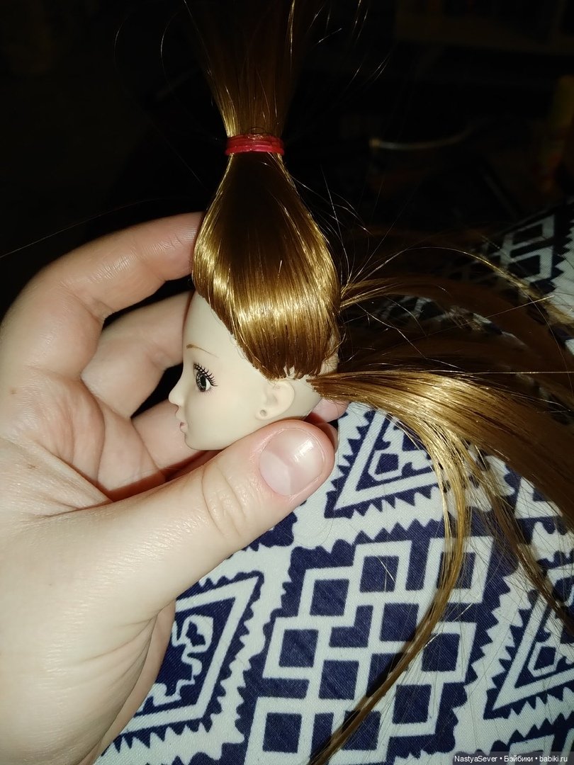 Переделка куколки с барахолки (фото 4)