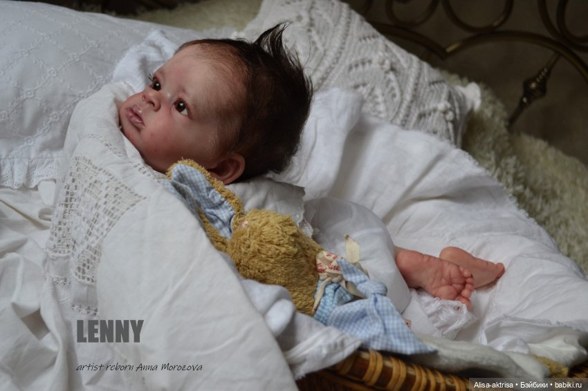 Ленни родился. Кукла реборн Анны Морозовой (фото 7)