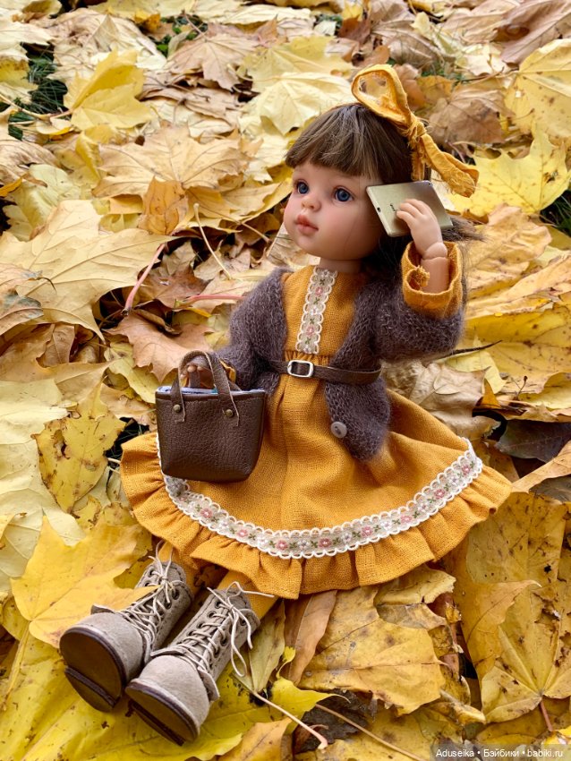 Осенняя феерия — ООАК Paola Reina (Паола Рейна) и испанских кукол: перерисовка (фото 10)