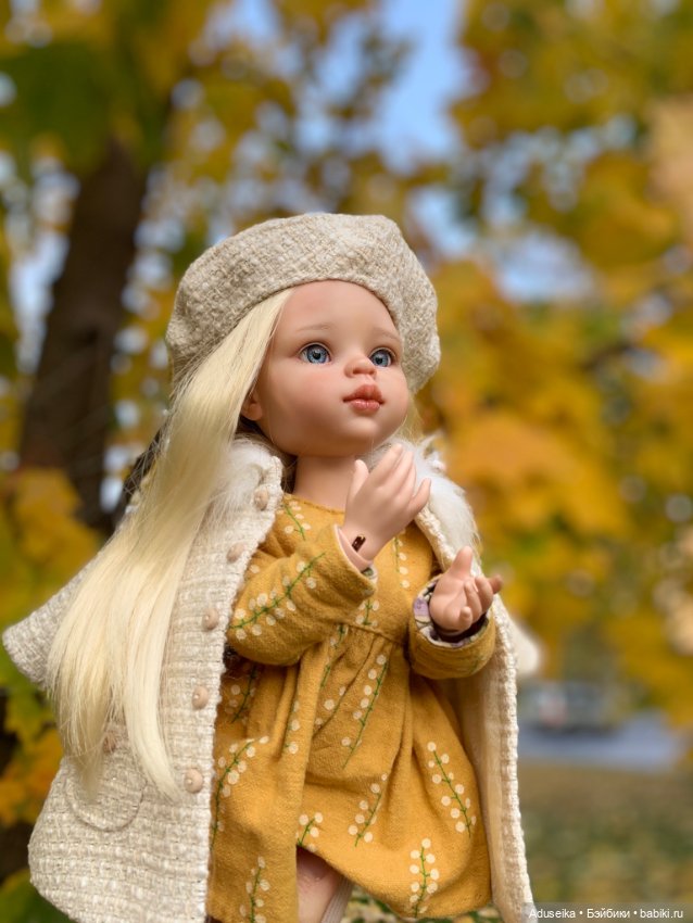 Осенняя феерия — ООАК Paola Reina (Паола Рейна) и испанских кукол: перерисовка (фото 5)