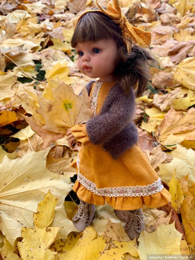 Осенняя феерия — ООАК Paola Reina (Паола Рейна) и испанских кукол: перерисовка