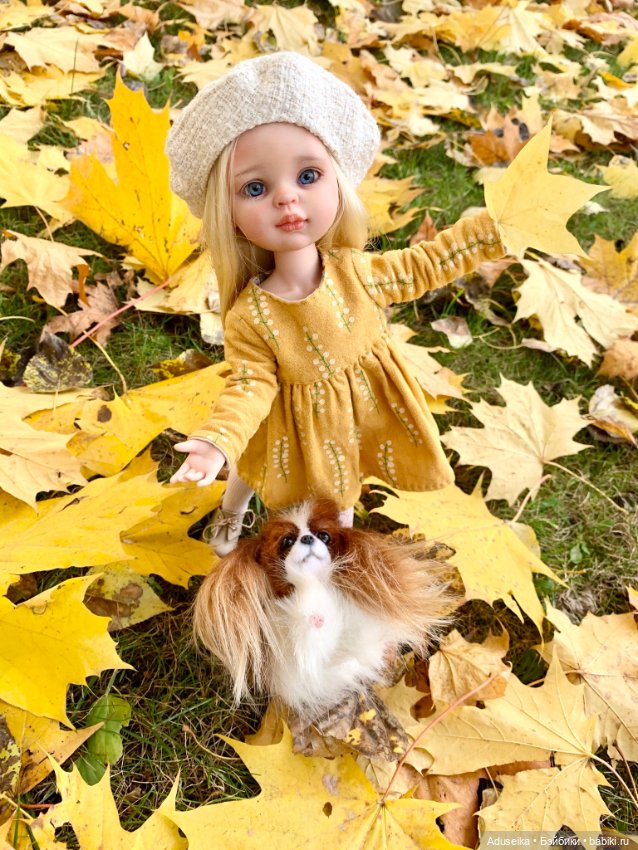 Осенняя феерия — ООАК Paola Reina (Паола Рейна) и испанских кукол: перерисовка (фото 8)