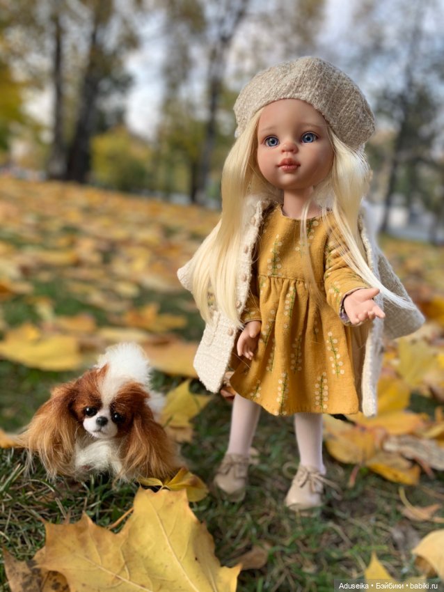 Осенняя феерия — ООАК Paola Reina (Паола Рейна) и испанских кукол: перерисовка (фото 3)