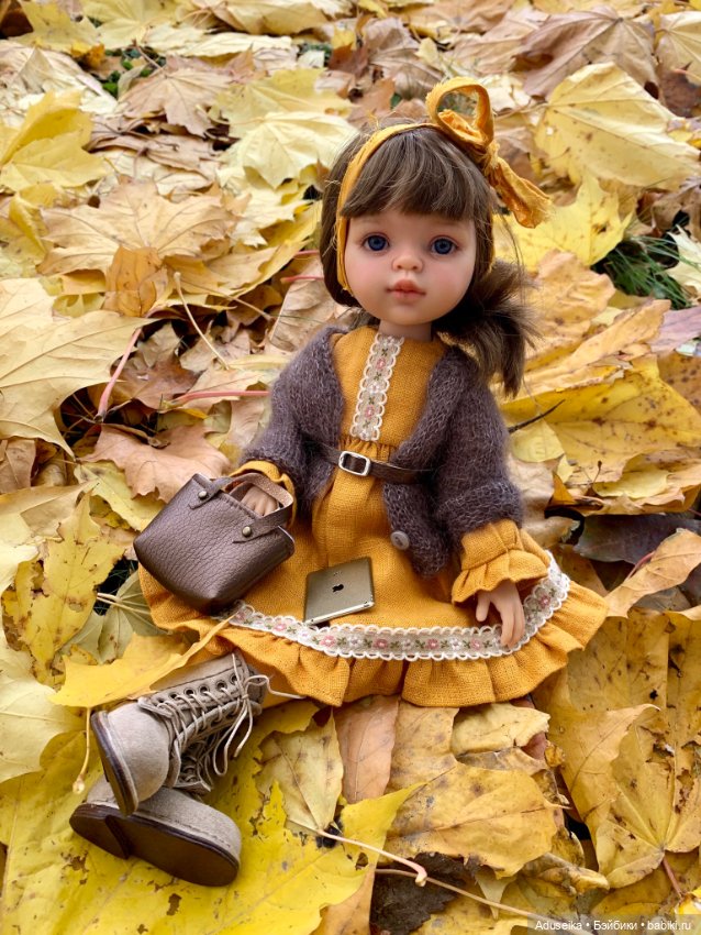 Осенняя феерия — ООАК Paola Reina (Паола Рейна) и испанских кукол: перерисовка (фото 9)