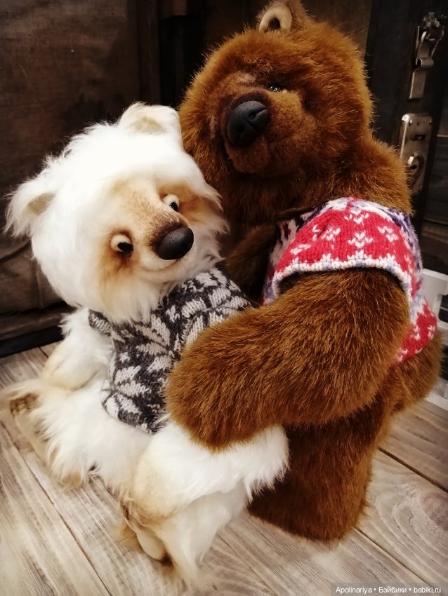 Друзья мишки-тедди Snowy & Bryan (фото 2)